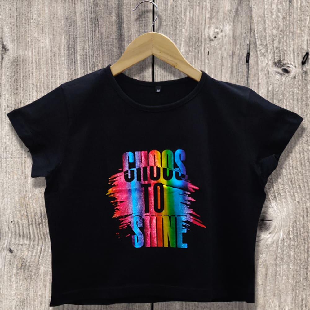 Choose To Shine Crop Top