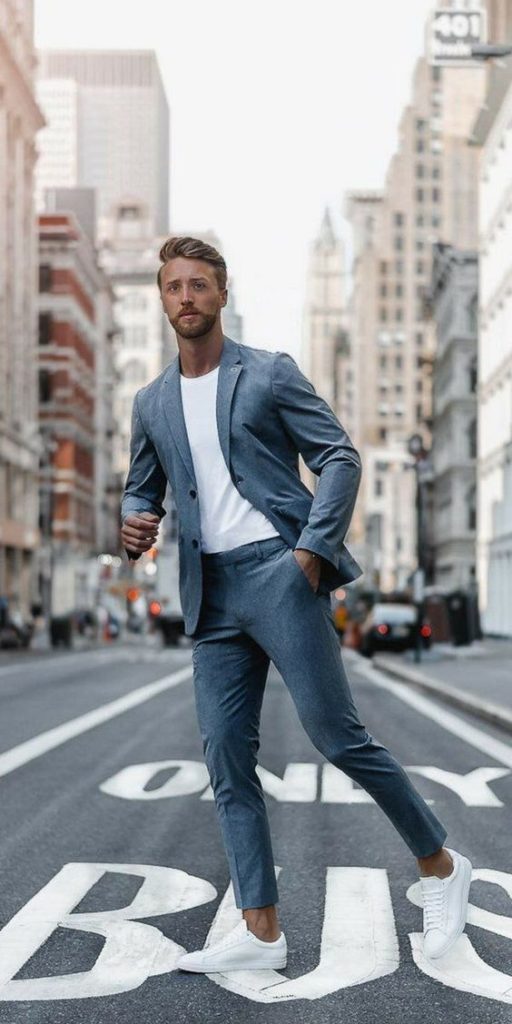 High Tops Suit With Sneakers