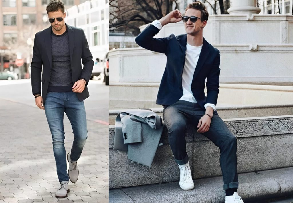 Black Blazer with Jeans Combination