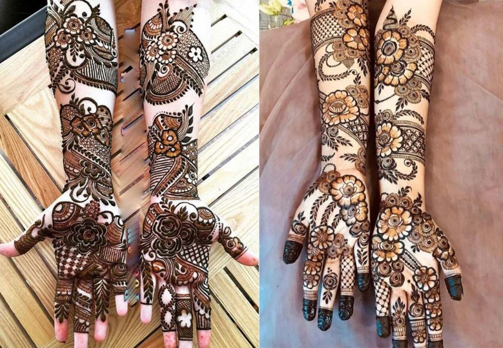 Bold Strokes and Motifs - Simple Arabic Mehndi Design