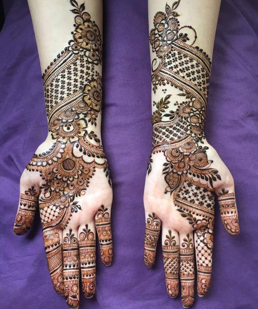 Bold Strokes and Motifs - Easy Arabic Mehndi Design