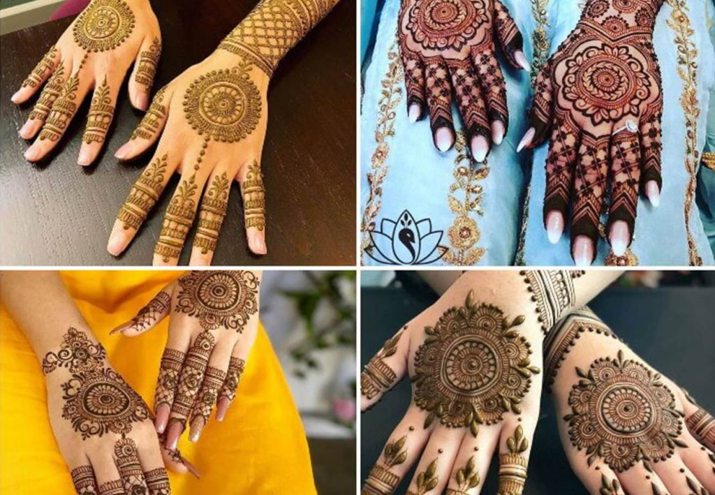 Latest Hathphool Pattern Easy Arabic Mehndi Design