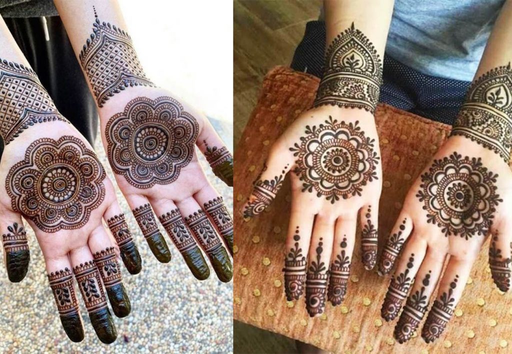 Rangoli Pattern Stylish Arabic Mehndi Design