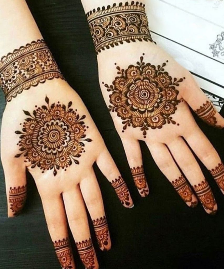 Rangoli Pattern Easy Arabic Mehndi Design