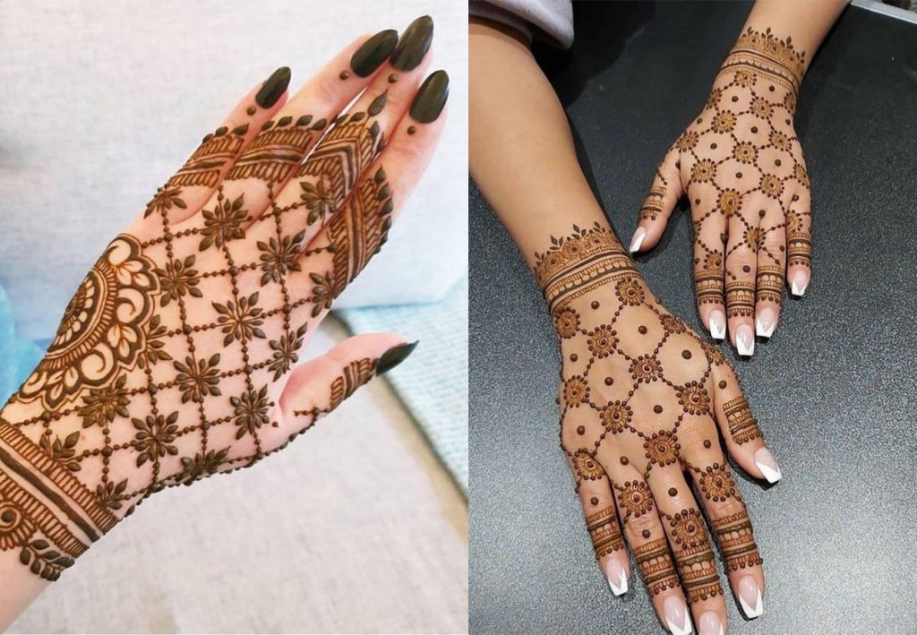 The Jaal Pattern Simple Arabic Mehndi Design