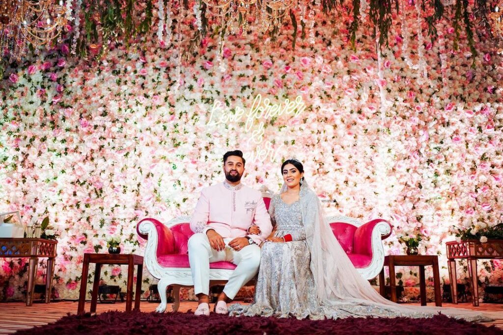 low budget wedding stage decoration