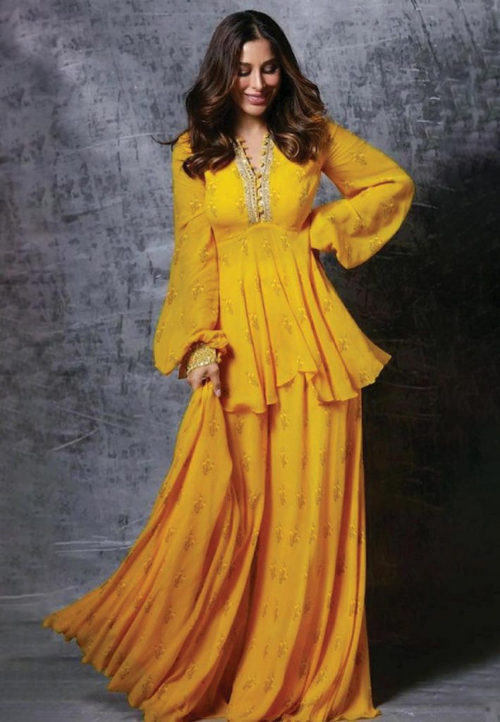 Balloon Sleeves Kurti Design