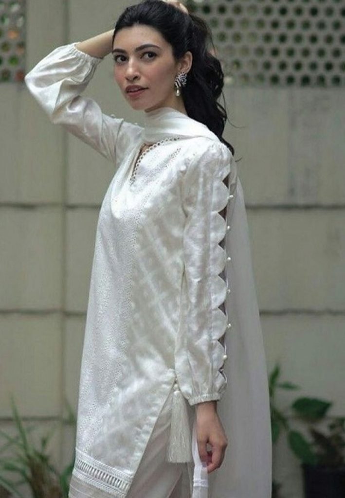 Pearl Kurti Sleeves Design
