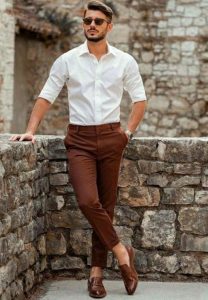 Brown Pant Matching Shirts: Best Brown Pant Outfit Ideas for Men