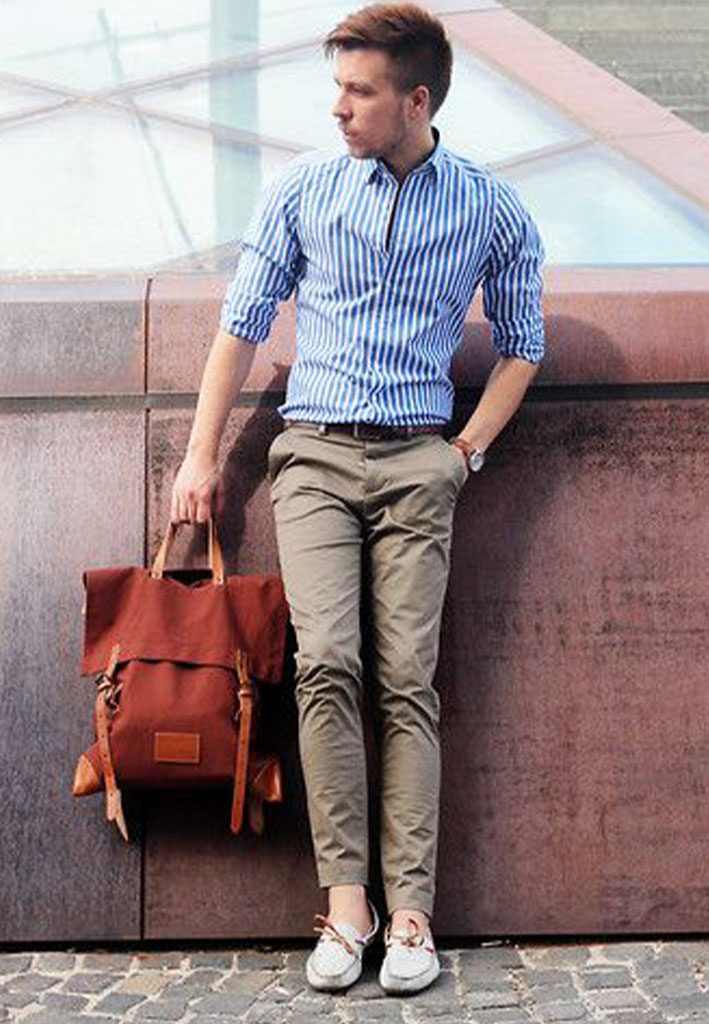 Brown Pant Matching Check Shirt Combination