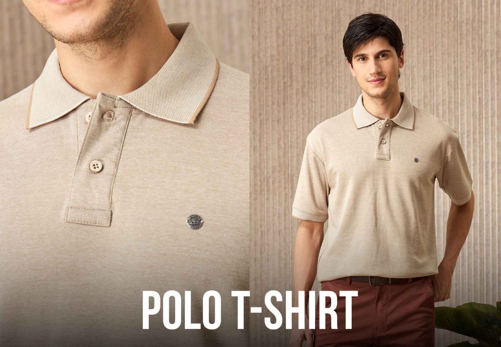 Man wearing a Polo t-shirt for men