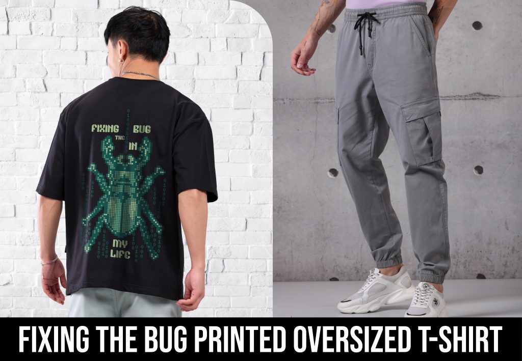 Oversized T-Shirt with cargo joggers