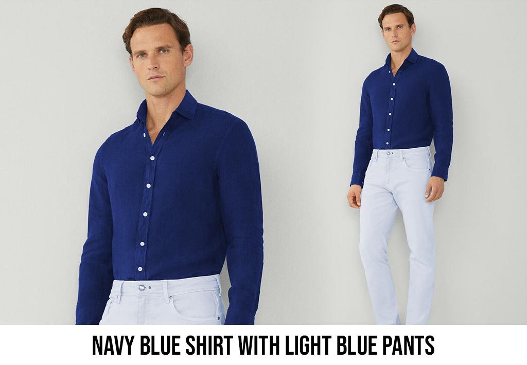 royal blue shirt matching pant