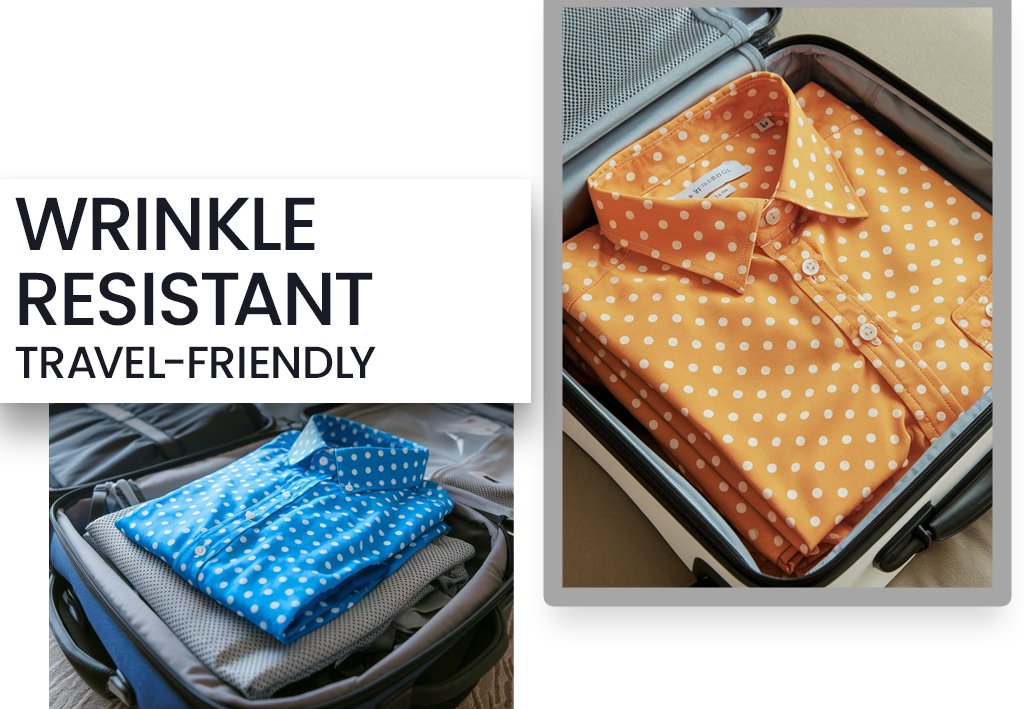 Wrinkle-Resistant & Travel-Friendly