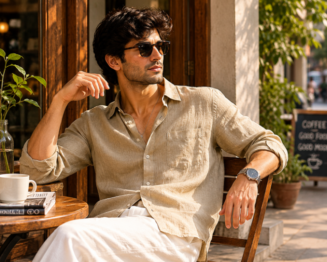 linen shirt men India summer Beyoung