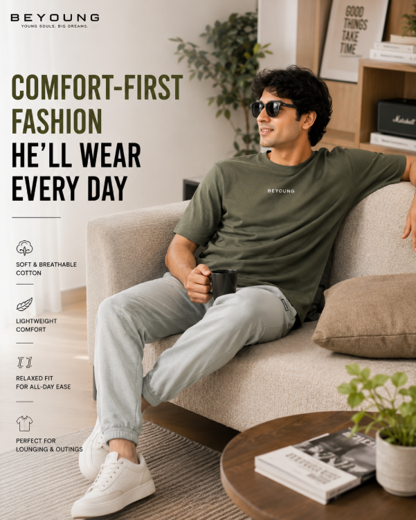 Comfort and style at home with Cargo Joggers